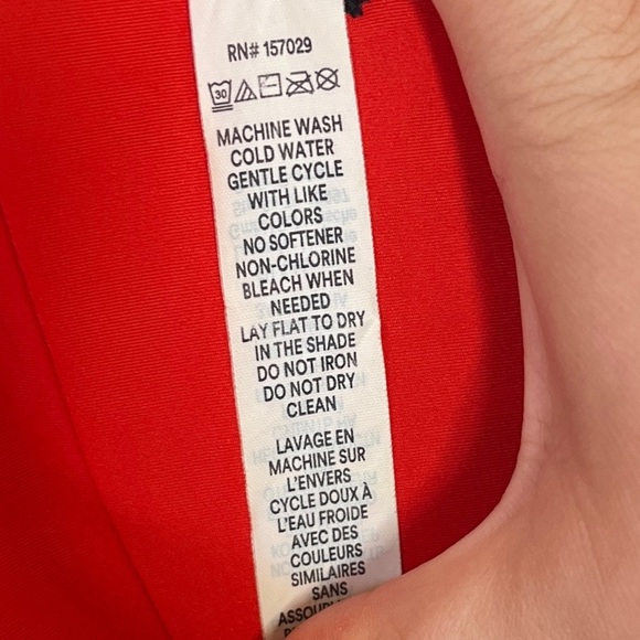 Savage X Fenty Rihanna Hotline High-Waist Legging Sz S Engine Red/Black Workout - Picture 9 of 11